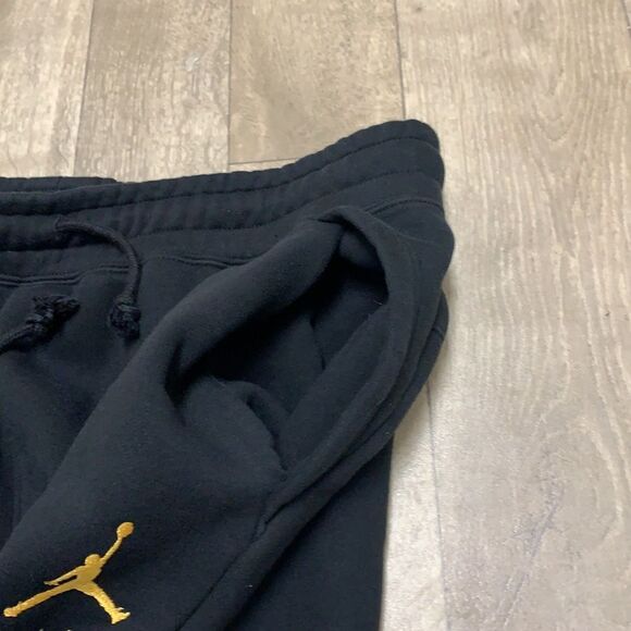 Jordan Black Joggers with Red and White Graphics - Picture 4 of 9